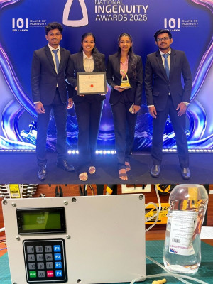 PeraCom Undergraduates Become Provincial Winners at SLASSCOM National Ingenuity Awards 2026