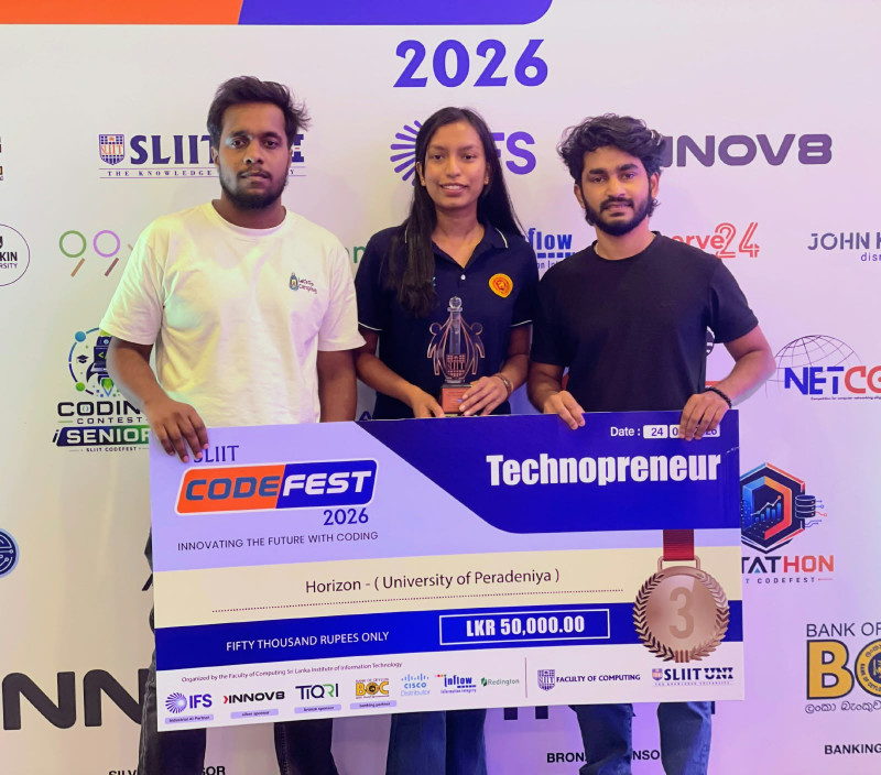 PeraCom Teams Shine at SLIIT CODEFEST 2026