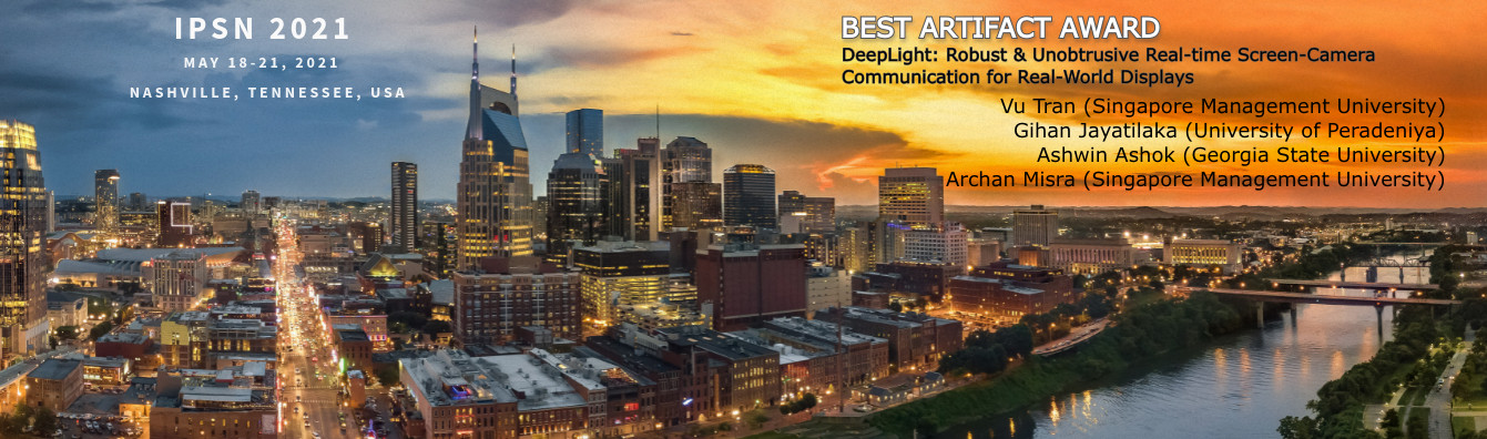 The Best Artifact Award at IPSN 2021