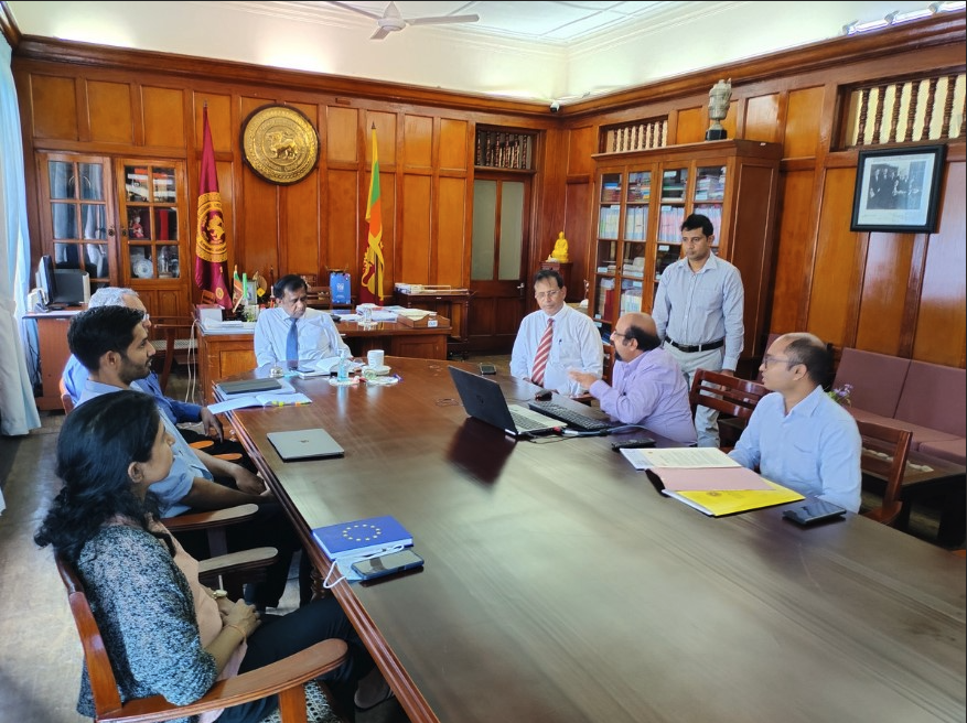 Department Staff meets the Vice Chancellor on International Collaborations